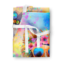Load image into Gallery viewer, Pomeranian Hippie Dawg Apron – Artist-Designed Kitchen, BBQ &amp; Craft Apron