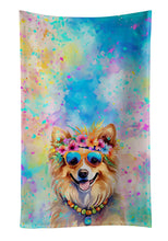 Load image into Gallery viewer, Pomeranian Hippie Dawg Kitchen Towel