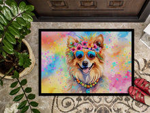 Load image into Gallery viewer, Pomeranian Hippie Dawg Doormat - 18X27 Indoor / Outdoor Rug | Made in USA