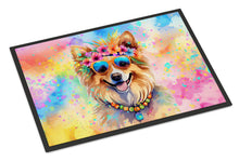 Load image into Gallery viewer, Pomeranian Hippie Dawg Doormat - 18X27 Indoor / Outdoor Rug | Made in USA