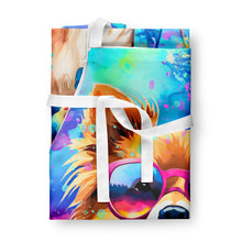 Load image into Gallery viewer, Pomeranian Hippie Dawg Apron – Artist-Designed Kitchen, BBQ &amp; Craft Apron