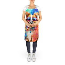 Load image into Gallery viewer, Pomeranian Hippie Dawg Apron – Artist-Designed Kitchen, BBQ &amp; Craft Apron