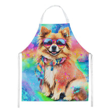 Load image into Gallery viewer, Pomeranian Hippie Dawg Apron – Artist-Designed Kitchen, BBQ &amp; Craft Apron