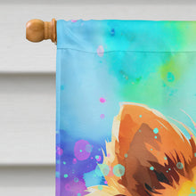 Load image into Gallery viewer, Pomeranian Hippie Dawg House Flag