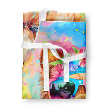 Load image into Gallery viewer, Pomeranian Hippie Dawg Apron – Artist-Designed Kitchen, BBQ &amp; Craft Apron