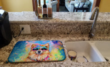 Load image into Gallery viewer, Pomeranian Hippie Dawg Dish Drying Mat