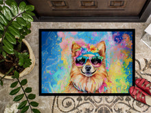 Load image into Gallery viewer, Pomeranian Hippie Dawg Doormat - 18X27 Indoor / Outdoor Rug | Made in USA