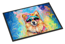 Load image into Gallery viewer, Pomeranian Hippie Dawg Doormat - 18X27 Indoor / Outdoor Rug | Made in USA