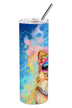 Load image into Gallery viewer, Pomeranian Hippie Dawg Stainless Steel Skinny Tumbler