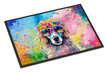 Load image into Gallery viewer, Poodle Hippie Dawg Doormat - 24x36 Decorative Floor Mat – Indoor/Outdoor Rug with Artistic Flair
