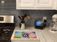 Load image into Gallery viewer, Poodle Hippie Dawg Glass Cutting Boards – Durable, Decorative Kitchen Art Large