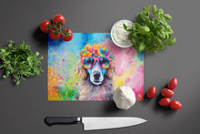 Load image into Gallery viewer, Poodle Hippie Dawg Glass Cutting Boards – Durable, Decorative Kitchen Art Large