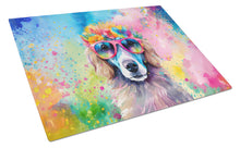 Load image into Gallery viewer, Poodle Hippie Dawg Glass Cutting Boards – Durable, Decorative Kitchen Art Large