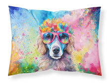 Load image into Gallery viewer, Poodle Hippie Dawg Standard Pillowcase – Artistic Decorative Front, White Back