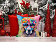 Load image into Gallery viewer, Poodle Hippie Dawg Throw Pillow - 14x14 Decorative Pillow – Art for Your Home &amp; Patio