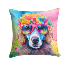 Load image into Gallery viewer, Poodle Hippie Dawg Fabric Decorative Pillow