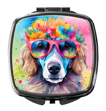 Load image into Gallery viewer, Poodle Hippie Dawg Compact Mirror – Stylish Purse Mirror with Artistic Covers