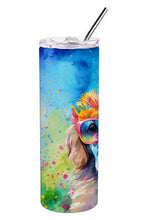 Load image into Gallery viewer, Poodle Hippie Dawg Stainless Steel Skinny Tumbler