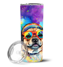 Load image into Gallery viewer, Pug Hippie Dawg Stainless Steel Skinny Tumbler