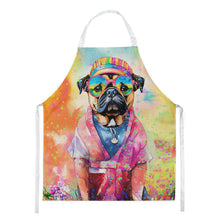 Load image into Gallery viewer, Pug Hippie Dawg Apron – Artist-Designed Kitchen, BBQ &amp; Craft Apron