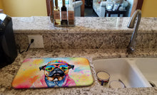 Load image into Gallery viewer, Pug Hippie Dawg Dish Drying Mat