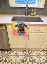 Load image into Gallery viewer, Pug Hippie Dawg Kitchen Towel