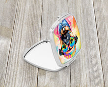 Load image into Gallery viewer, Pug Hippie Dawg Compact Mirror – Stylish Purse Mirror with Artistic Covers