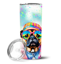 Load image into Gallery viewer, Pug Hippie Dawg Stainless Steel Skinny Tumbler