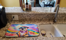 Load image into Gallery viewer, Pug Hippie Dawg Dish Drying Mat
