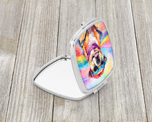 Load image into Gallery viewer, Pug Hippie Dawg Compact Mirror – Stylish Purse Mirror with Artistic Covers