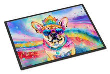 Load image into Gallery viewer, Pug Hippie Dawg Doormat - 24x36 Decorative Floor Mat – Indoor/Outdoor Rug with Artistic Flair