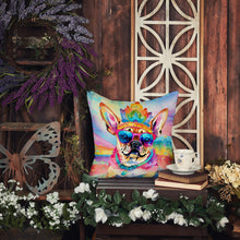 Load image into Gallery viewer, Pug Hippie Dawg Fabric Decorative Pillow