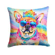 Load image into Gallery viewer, Pug Hippie Dawg Fabric Decorative Pillow