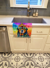 Load image into Gallery viewer, Rottweiler Hippie Dawg Kitchen Towel