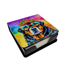 Load image into Gallery viewer, Rottweiler Hippie Dawg PU Leather Note Paper Holder