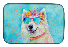 Load image into Gallery viewer, Samoyed Hippie Dawg Dish Drying Mat