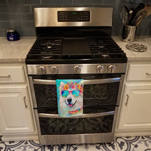 Load image into Gallery viewer, Samoyed Hippie Dawg Kitchen Towel