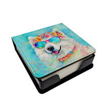 Load image into Gallery viewer, Samoyed Hippie Dawg PU Leather Note Paper Holder