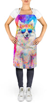 Load image into Gallery viewer, Samoyed Hippie Dawg Apron – Artist-Designed Kitchen, BBQ &amp; Craft Apron