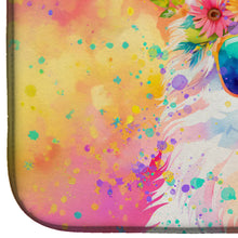 Load image into Gallery viewer, Samoyed Hippie Dawg Dish Drying Mat