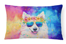 Load image into Gallery viewer, Samoyed Hippie Dawg Fabric Decorative Pillow