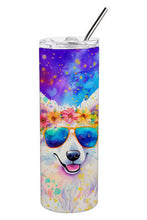 Load image into Gallery viewer, Samoyed Hippie Dawg Stainless Steel Skinny Tumbler