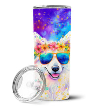 Load image into Gallery viewer, Samoyed Hippie Dawg Stainless Steel Skinny Tumbler