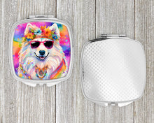 Load image into Gallery viewer, Samoyed Hippie Dawg Compact Mirror – Stylish Purse Mirror with Artistic Covers