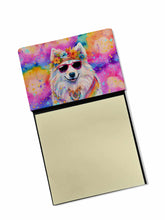 Load image into Gallery viewer, Samoyed Hippie Dawg Sticky Note Holder- Refiilable Desk Accessory Note Pad