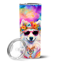 Load image into Gallery viewer, Samoyed Hippie Dawg Stainless Steel Skinny Tumbler