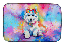 Load image into Gallery viewer, Samoyed Hippie Dawg Dish Drying Mat