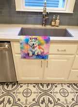 Load image into Gallery viewer, Samoyed Hippie Dawg Kitchen Towel