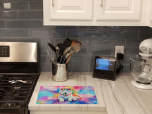 Load image into Gallery viewer, Samoyed Hippie Dawg Glass Cutting Boards – Durable, Decorative Kitchen Art Large