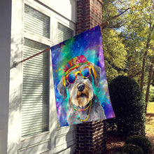 Load image into Gallery viewer, Schnauzer Hippie Dawg House Flag